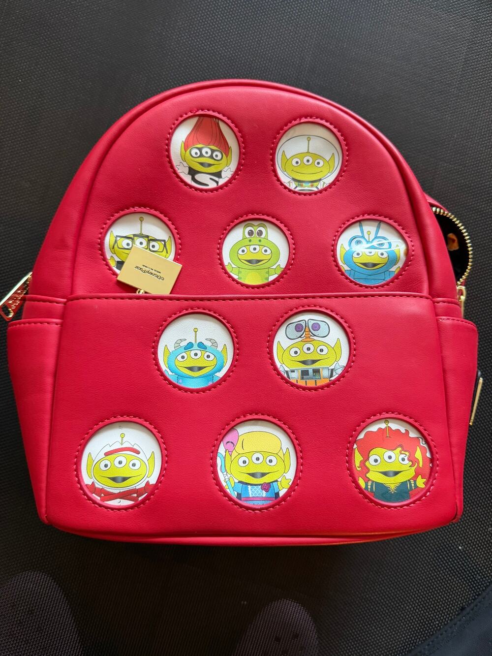 Disney Pixar Toy Story Alien Remix Loungefly Backpack, GUC